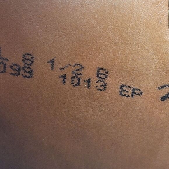 Tony Lama Black and Silver Heeled Boots - Picture 9 of 12